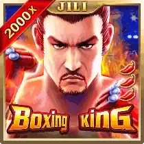 Boxing King slot logo by Jili Games at LeoVegas Casino