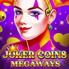 Megaways logo of Joker Coins Megaways from Onlyplay at LeoVegas Casino