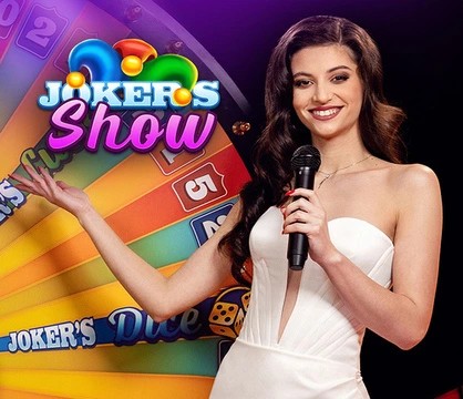 Joker’s Show slot visual from Skywind Group available on casino-leovegas.it