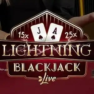 Lightning Blackjack game by Evolution – logo hosted on LeoVegas Casino