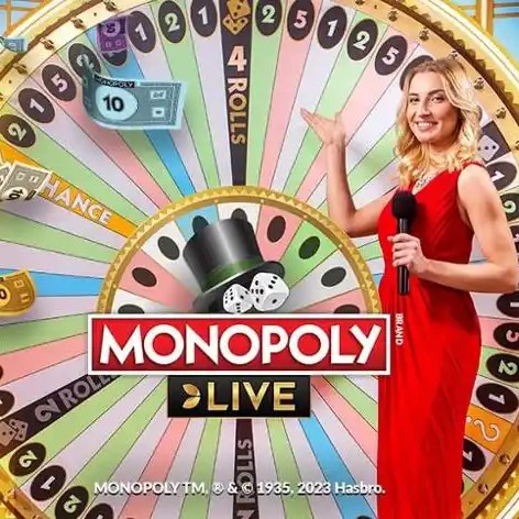 Monopoly Live logo – Live Dealer by Evolution at LeoVegas Casino